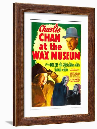 Charlie Chan at the Wax Museum, Sidney Toler, Joan Valerie, Marc Lawrence, 1940-null-Framed Art Print