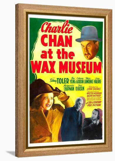 Charlie Chan at the Wax Museum, Sidney Toler, Joan Valerie, Marc Lawrence, 1940-null-Framed Stretched Canvas