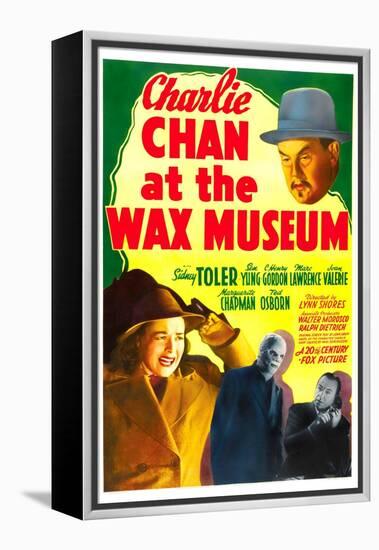 Charlie Chan at the Wax Museum, Sidney Toler, Joan Valerie, Marc Lawrence, 1940-null-Framed Stretched Canvas