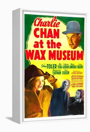 Charlie Chan at the Wax Museum, Sidney Toler, Joan Valerie, Marc Lawrence, 1940-null-Framed Stretched Canvas