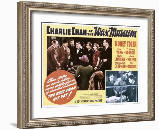 Charlie Chan at the Wax Museum-null-Framed Art Print