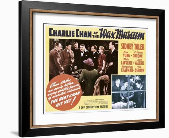 Charlie Chan at the Wax Museum-null-Framed Art Print