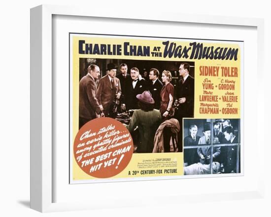 Charlie Chan at the Wax Museum-null-Framed Art Print