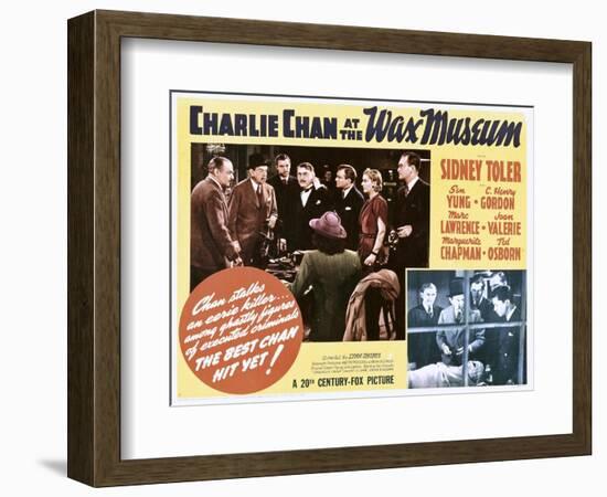 Charlie Chan at the Wax Museum-null-Framed Premium Giclee Print