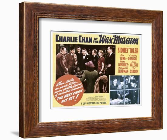 Charlie Chan at the Wax Museum-null-Framed Premium Giclee Print