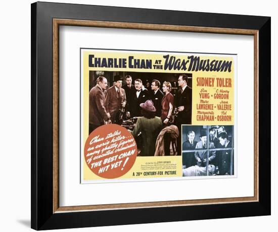 Charlie Chan at the Wax Museum-null-Framed Premium Giclee Print