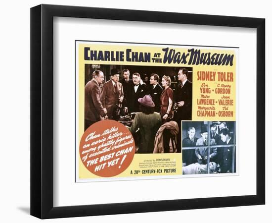 Charlie Chan at the Wax Museum-null-Framed Premium Giclee Print
