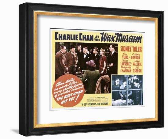 Charlie Chan at the Wax Museum-null-Framed Premium Giclee Print