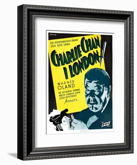 Charlie Chan in London-null-Framed Art Print