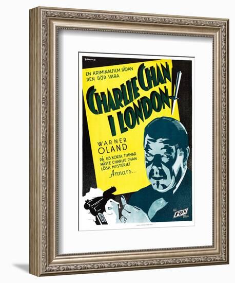 Charlie Chan in London-null-Framed Premium Giclee Print