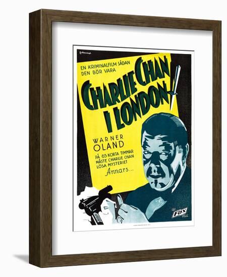 Charlie Chan in London-null-Framed Premium Giclee Print