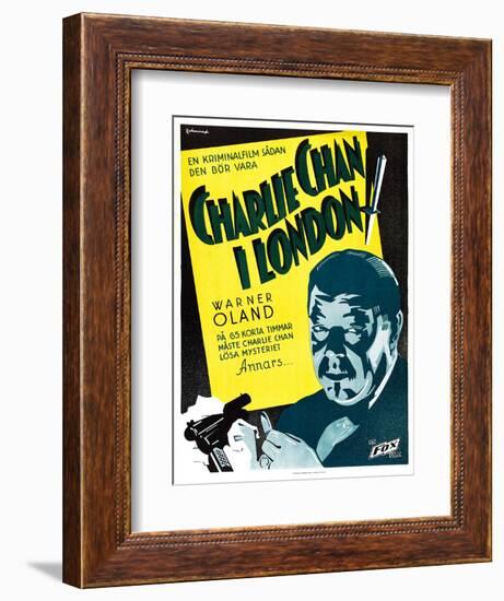 Charlie Chan in London-null-Framed Premium Giclee Print