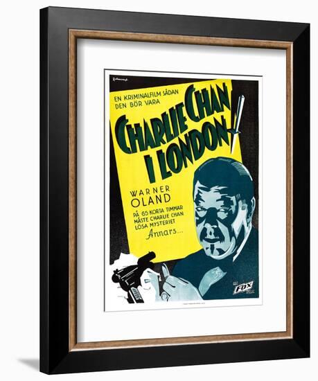 Charlie Chan in London-null-Framed Premium Giclee Print