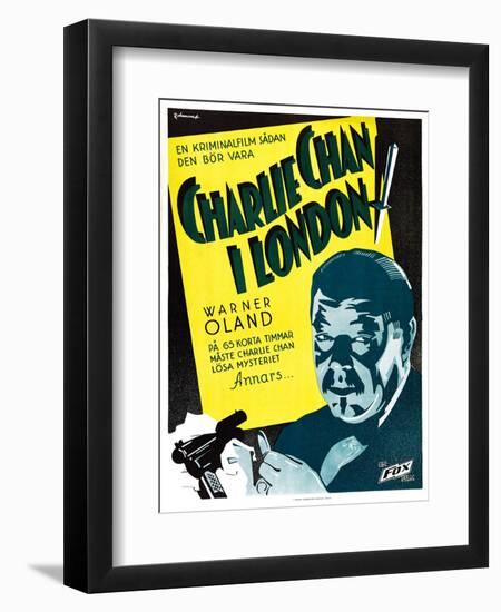 Charlie Chan in London-null-Framed Premium Giclee Print