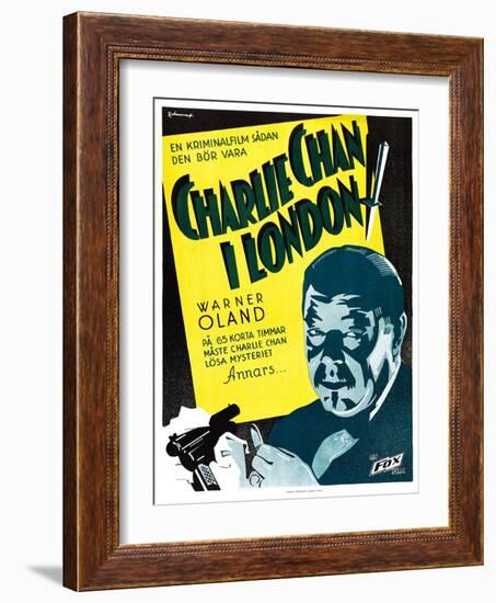 Charlie Chan in London-null-Framed Art Print