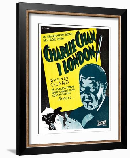 Charlie Chan in London-null-Framed Art Print