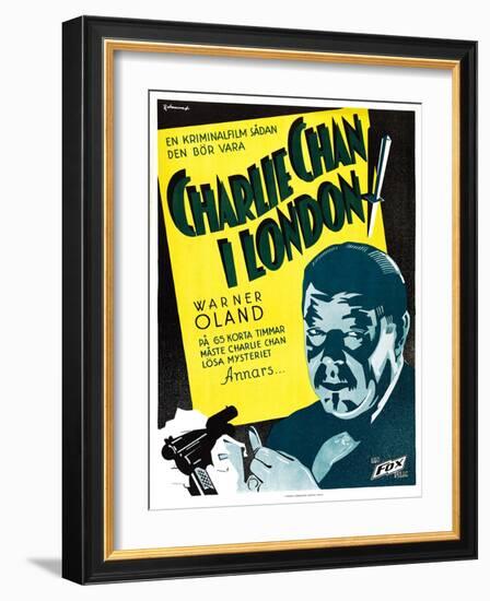 Charlie Chan in London-null-Framed Art Print