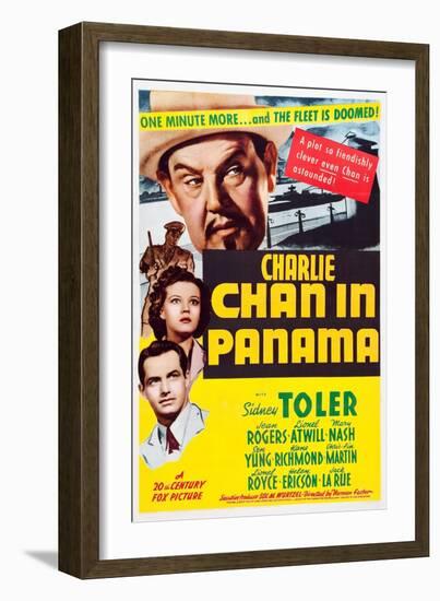 Charlie Chan in Panama-null-Framed Art Print