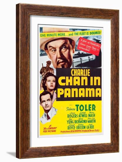 Charlie Chan in Panama-null-Framed Art Print