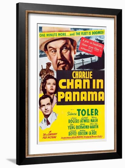 Charlie Chan in Panama-null-Framed Premium Giclee Print