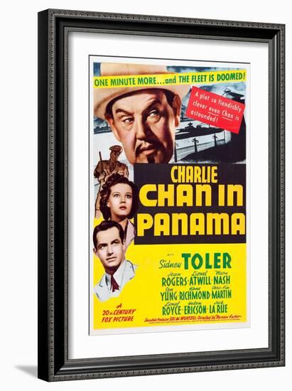 Charlie Chan in Panama-null-Framed Premium Giclee Print