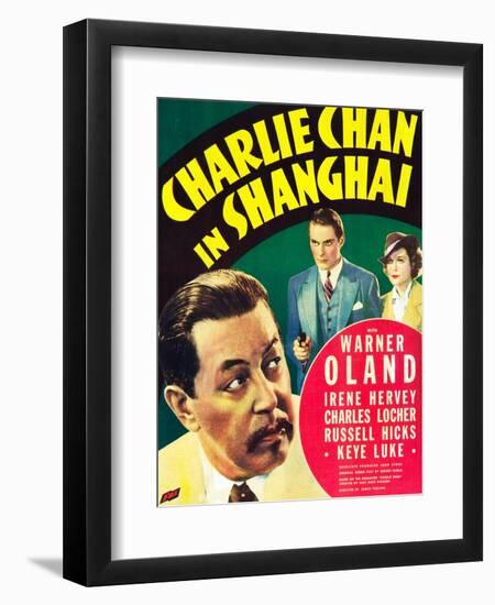 Charlie Chan in Shanghai-null-Framed Premium Giclee Print