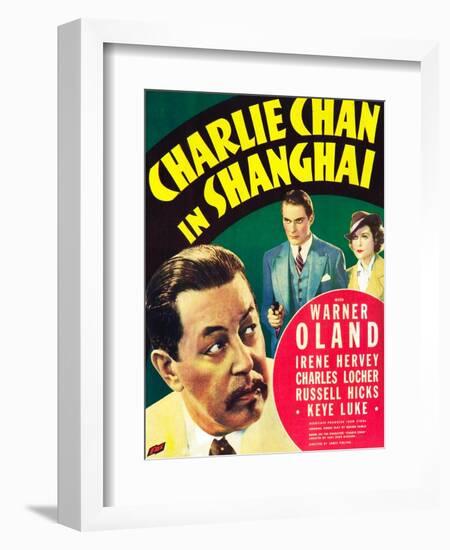 Charlie Chan in Shanghai-null-Framed Premium Giclee Print