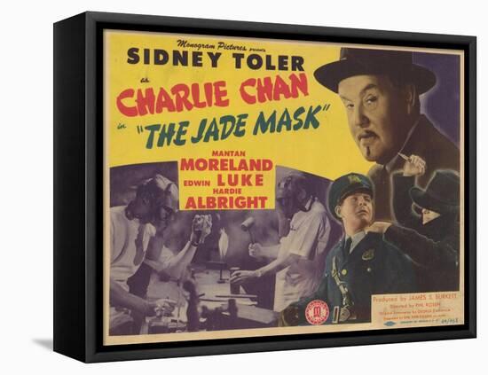 Charlie Chan in The Jade Mask, 1945-null-Framed Stretched Canvas