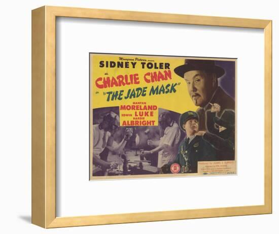 Charlie Chan in The Jade Mask, 1945-null-Framed Premium Giclee Print