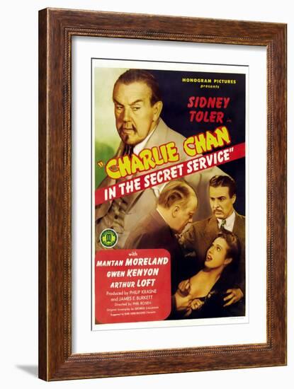 Charlie Chan in the Secret Service-null-Framed Art Print