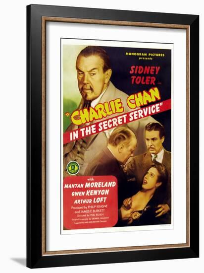 Charlie Chan in the Secret Service-null-Framed Art Print