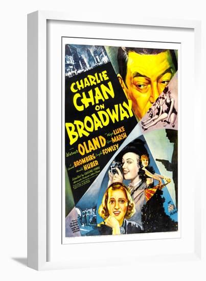 Charlie Chan on Broadway, Warner Oland, 1937-null-Framed Premium Giclee Print