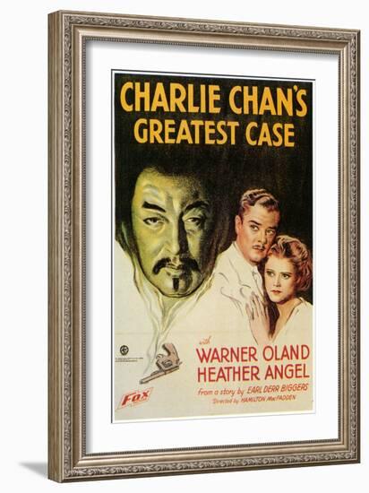 Charlie Chan's Greatest Case, 1933-null-Framed Art Print