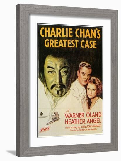 Charlie Chan's Greatest Case, 1933-null-Framed Art Print