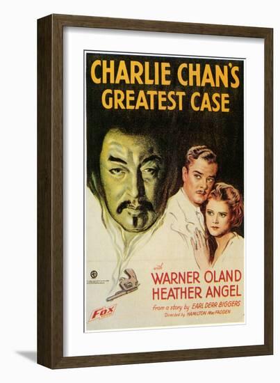 Charlie Chan's Greatest Case, 1933-null-Framed Art Print