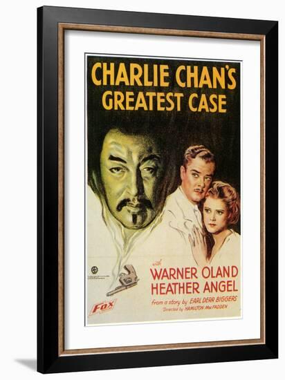 Charlie Chan's Greatest Case, 1933-null-Framed Art Print