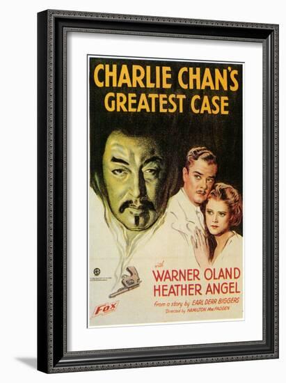 Charlie Chan's Greatest Case, 1933-null-Framed Art Print