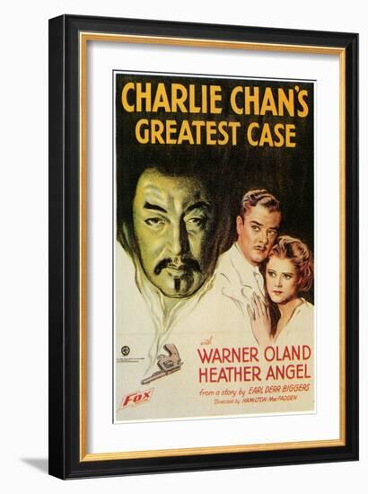 Charlie Chan's Greatest Case, 1933-null-Framed Art Print