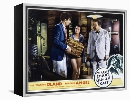 Charlie Chan's Greatest Case, Walter Byron, Heather Angel, Warner Oland, 1933-null-Framed Stretched Canvas