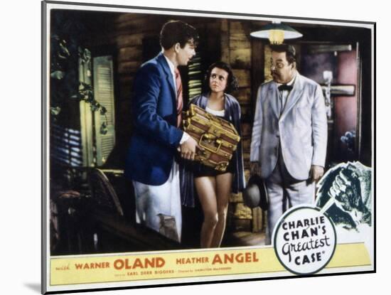 Charlie Chan's Greatest Case, Walter Byron, Heather Angel, Warner Oland, 1933-null-Mounted Photo