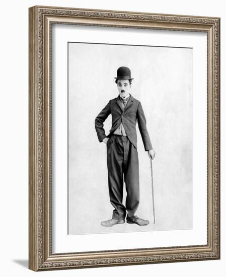 Charlie Chaplin, 1925-null-Framed Photo