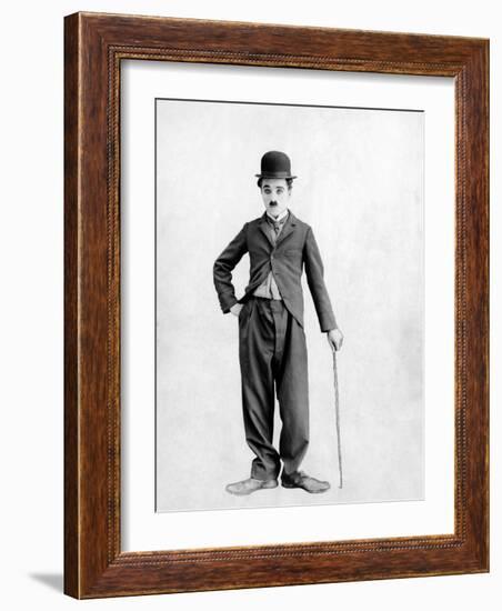 Charlie Chaplin, 1925-null-Framed Photo