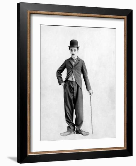 Charlie Chaplin, 1925-null-Framed Photo