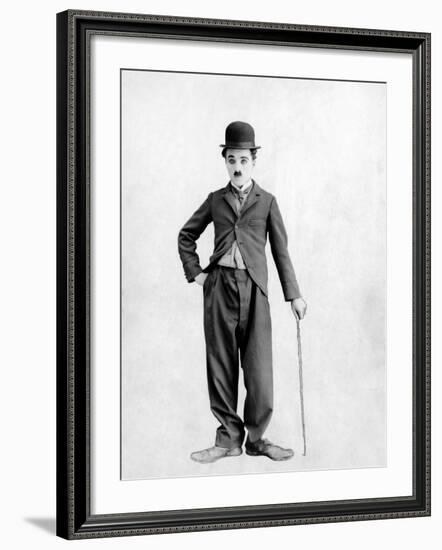 Charlie Chaplin, 1925-null-Framed Photo