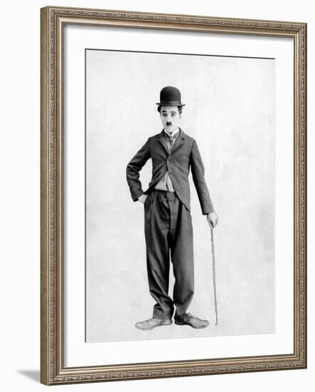 Charlie Chaplin, 1925-null-Framed Photo