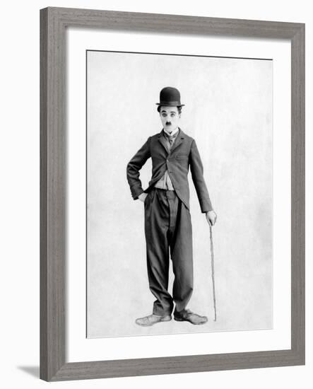 Charlie Chaplin, 1925-null-Framed Photo