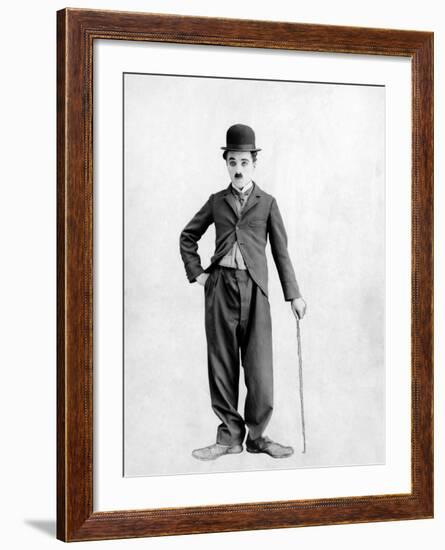 Charlie Chaplin, 1925-null-Framed Photo