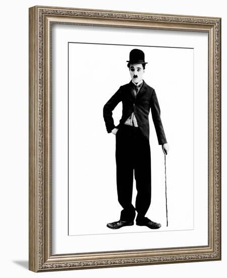 Charlie Chaplin, 1925-null-Framed Photo