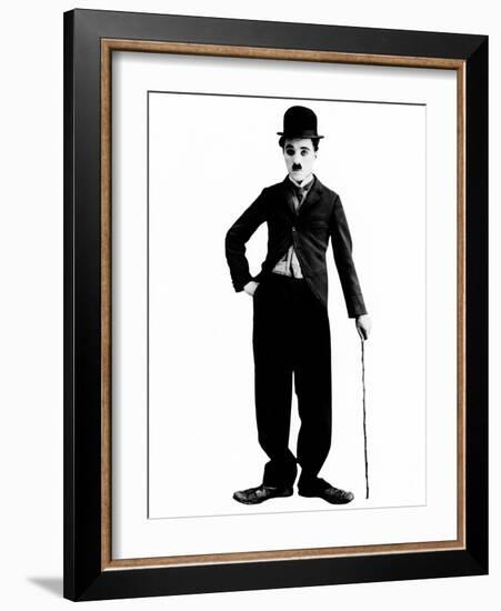 Charlie Chaplin, 1925-null-Framed Photo