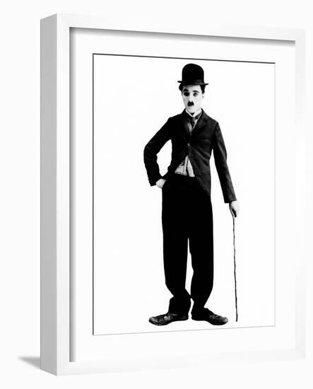 Charlie Chaplin, 1925-null-Framed Photo